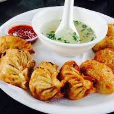 Chicken Cheese Pan Fried Momos