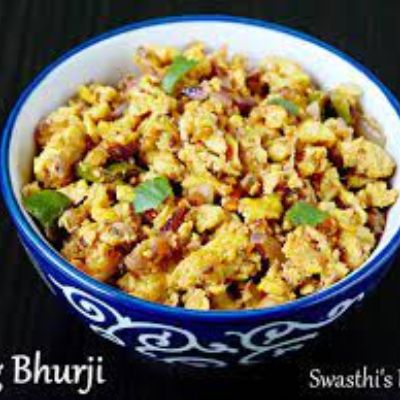 Egg Bhurji Pizza