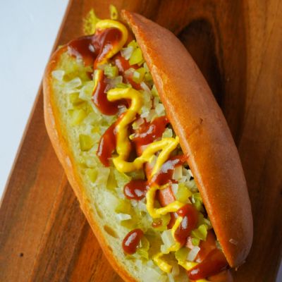 Mayonnaise Hot Dog