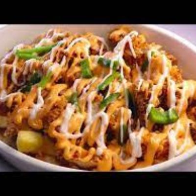 Chicken Sausage Loaded Fries