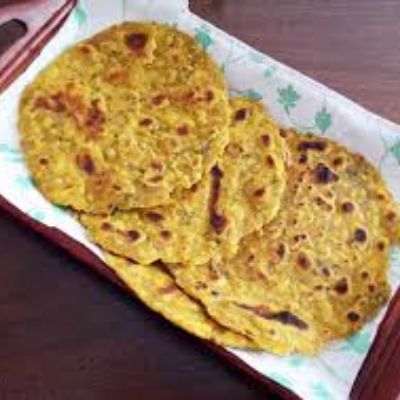 Garlic Cheese Tawa Paratha