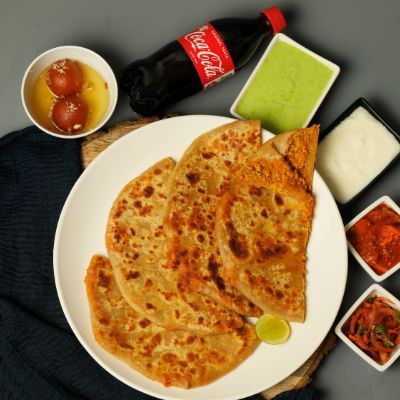Paratha Chicken Curry Combo