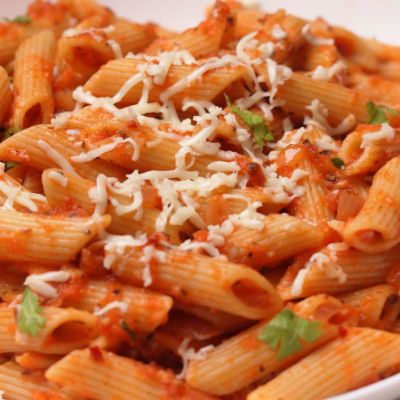 Penne With Mushroom And Chicken Pasta