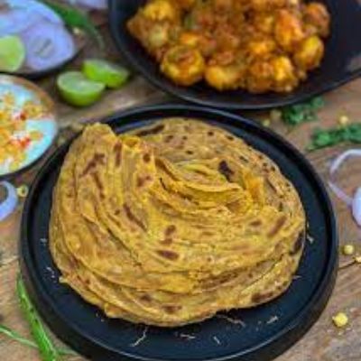 Rajma+2 Lachaparatha+salad