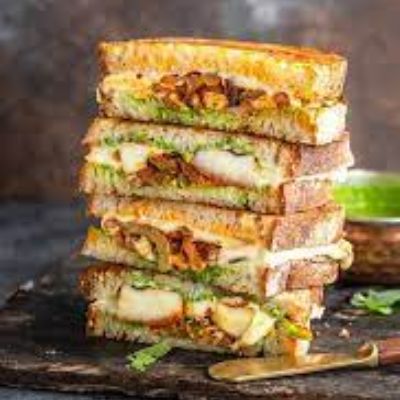 Cheese Vegetable Grill Sandwich