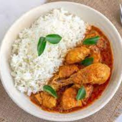 Red Thai Curry Chicken Tikka