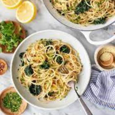 Chicken Spaghetti Aglio-E-Olio