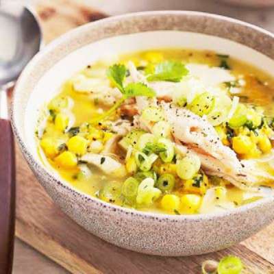 Sweet Corn Chicken Soup