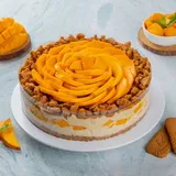 Biscoff Mango Cheesecake