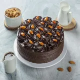 Roasted Almond Chocolate Cake