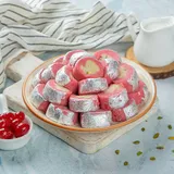 Strawberry Mawa Slice