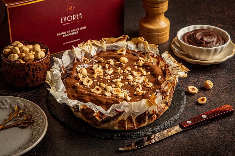 Nutella Burnt Basque Cheesecake