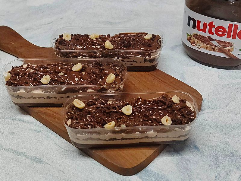 Nutella Crumble Dessert