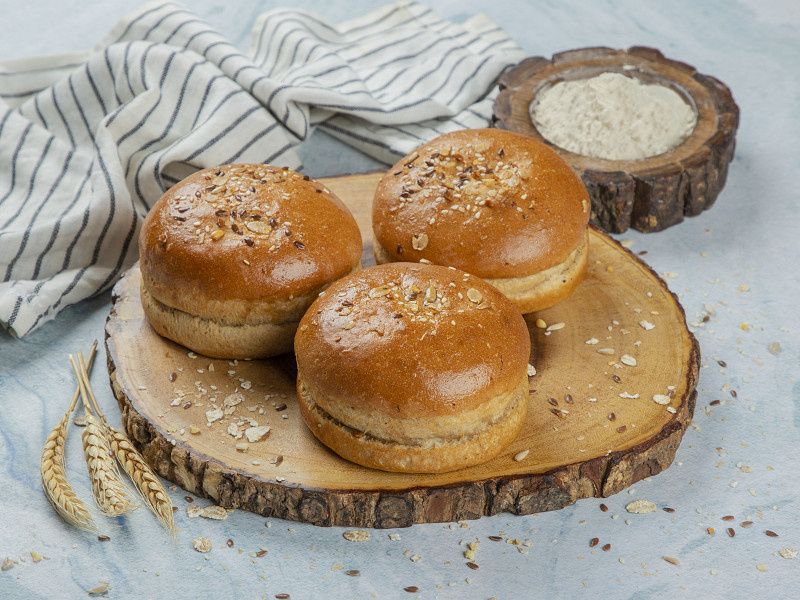 Whole Wheat Burger Bun 175Gm