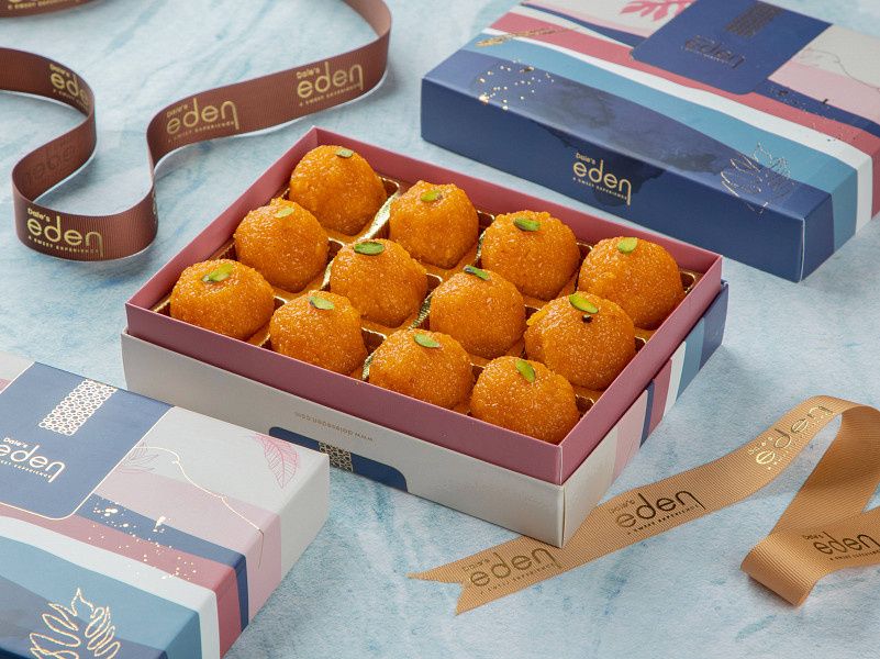 Motichoor Laddu 12 Pcs