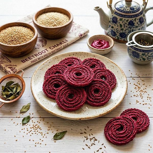 Beet Chakli 200Gm