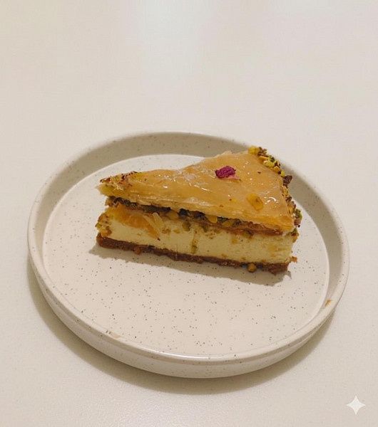 Baklava Baked Cheesecake Pastry