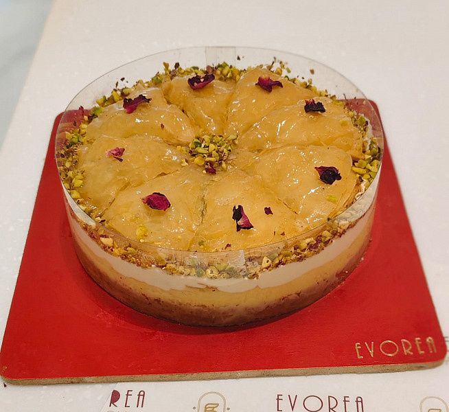 Baklava Baked Cheesecake