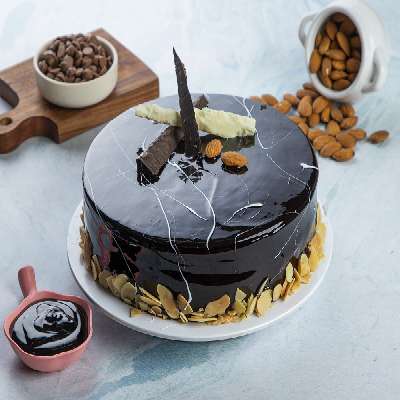 Roasted Almond Chocolate Cake 1Kg