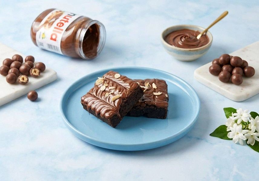 Nutty Nutella Brownie