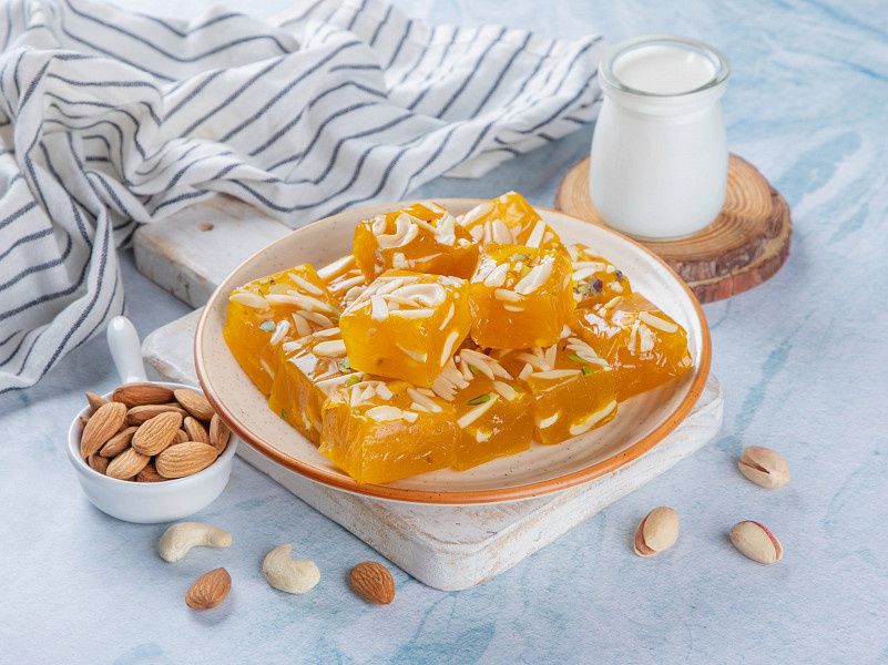 Pineapple Karachi Halwa