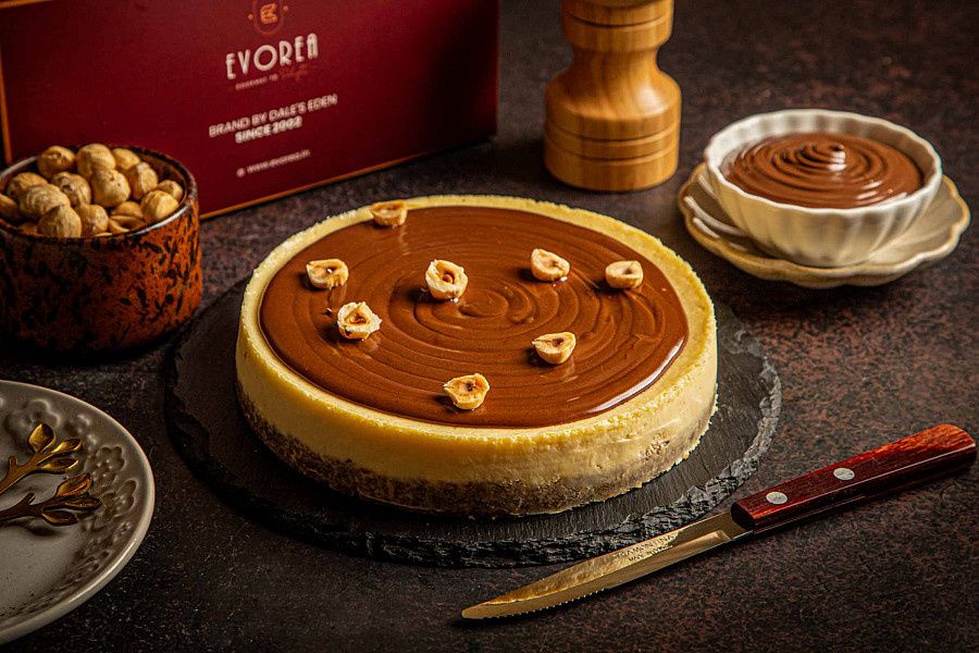 Nutella Baked Cheesecake