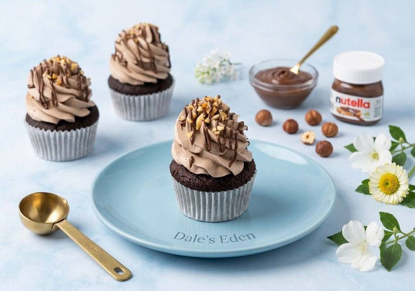 Nutty Nutella Cupcake