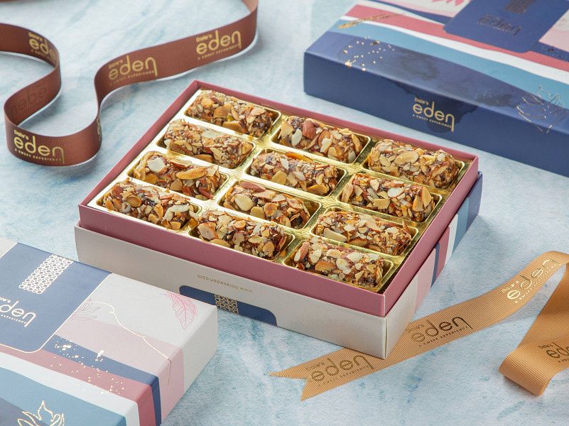 Almond Dates Roll 12 Pcs