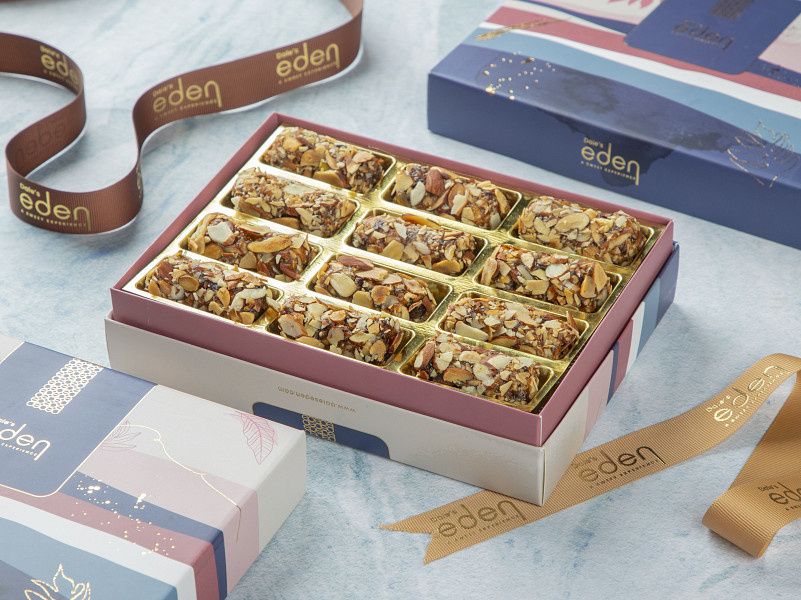 Almond Dates Roll 12 Pcs