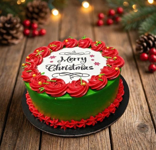 Christmas Belgium Chocolate Cake