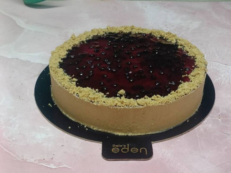 Blueberry Cold Cheesecake