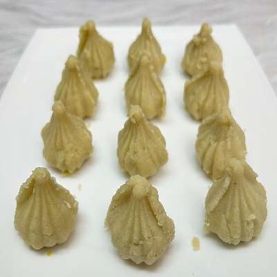 White Mawa Modak