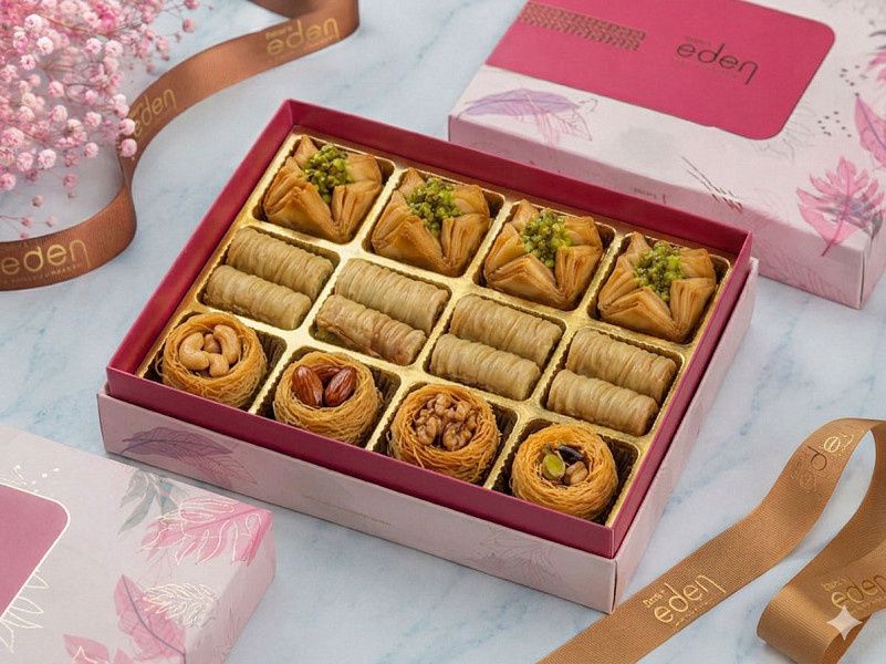 102 Assorted Baklawa Sweets 12 Pcs