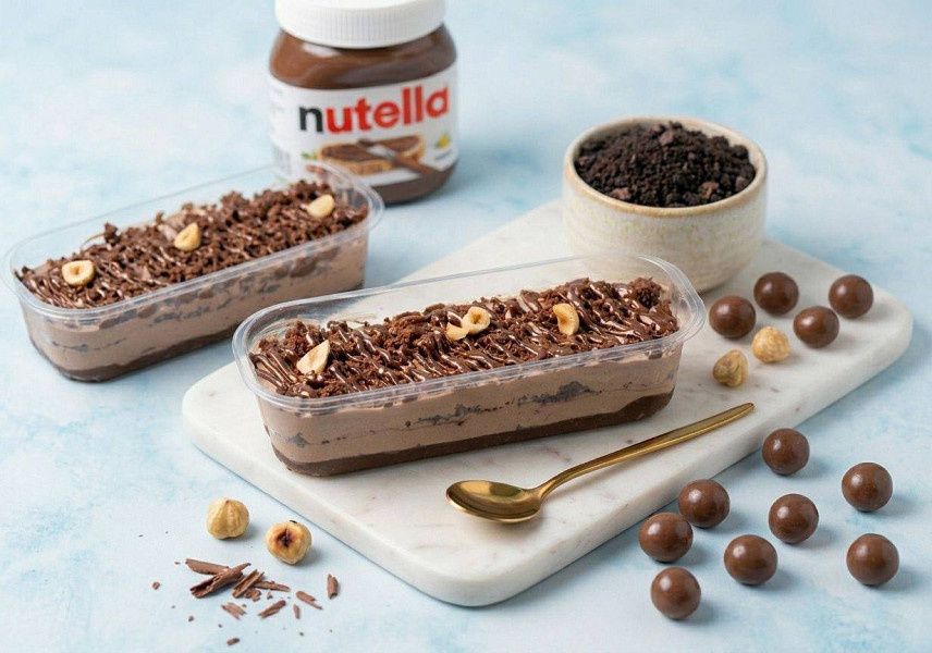 Nutella Crumble Dessert