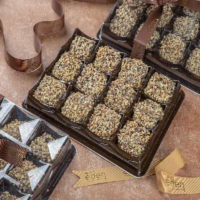 Almond Chocolate Brittle 12 Pcs