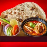 Handi Meat [2 Pcs] With 3 Tandoori Roti