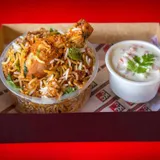 Chicken Biryani With Mix Veg Raita