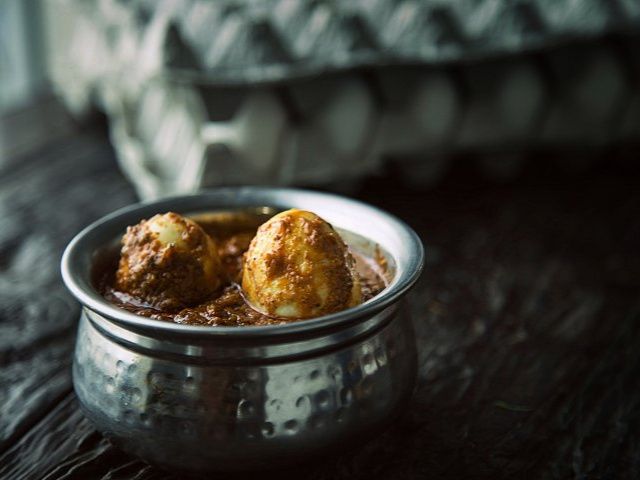 Egg Curry [In Vegetarian Gravy]