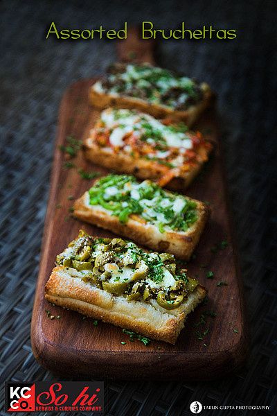 Assorted Bruschetta