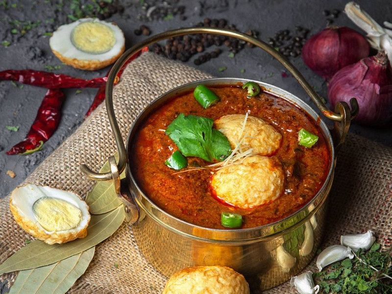 Egg Curry (2 Pcs) With