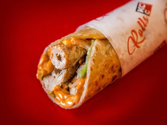 Chicken Seekh Kebab Roll [2 Pieces]