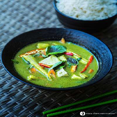 Thai Green Curry With Paneer