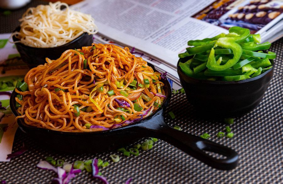 Veg Hakka Noodles