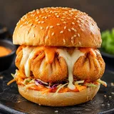 Crispy Momo Burger