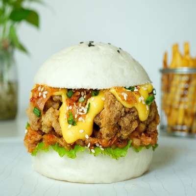 Kimchi Quest Burger (Chicken)