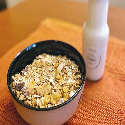Cereal & Milk-Corn Flakes