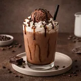 Chocolate Shake with Ice Cream