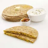 Al00 Paratha with Curd
