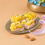 Sev Badam Burfi