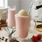 Strawberry Shake with Ice Cream